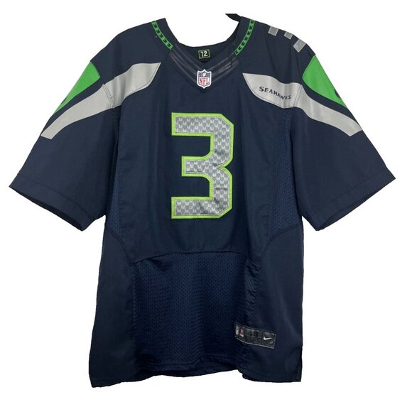 Seattle Seahawks Russell Wilson Signed Nike Jersey Unauthenticated Men's Size 48 - Picture 1 of 13